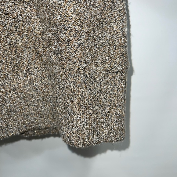 Free People Sweater Women’s Small Gold Plunging V-Neck Blended Fabric NWT - Picture 14 of 15